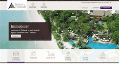 Desktop Screenshot of maison-thailande.com